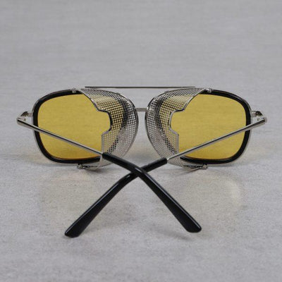 Classic Dictator Silver Yellow Sunglasses For Men And Women-Unique and Classy