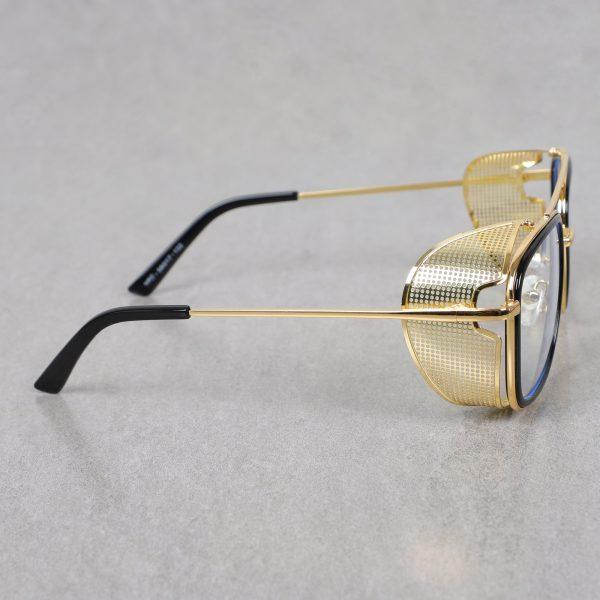 Classic Dictator Golden Clear Sunglasses For Men And Women-Unique and Classy