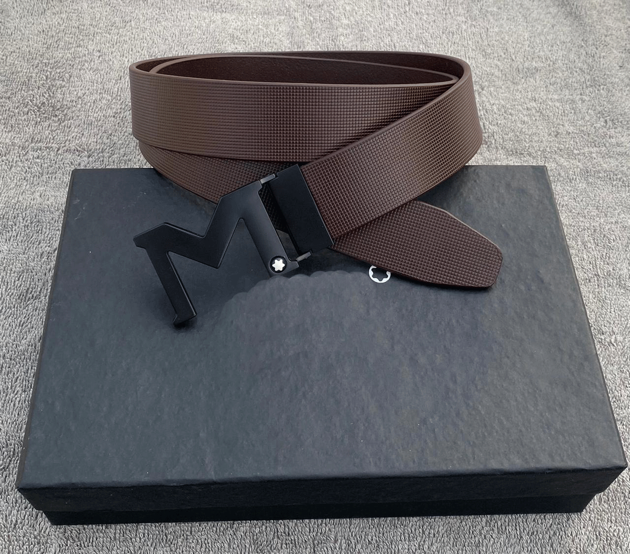 M Latter Leather Strap Designer Belts For Men's -Unique and Classy