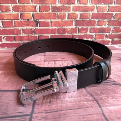 Jack and Jacob Black and Brown Reversible Mens Leather Belts