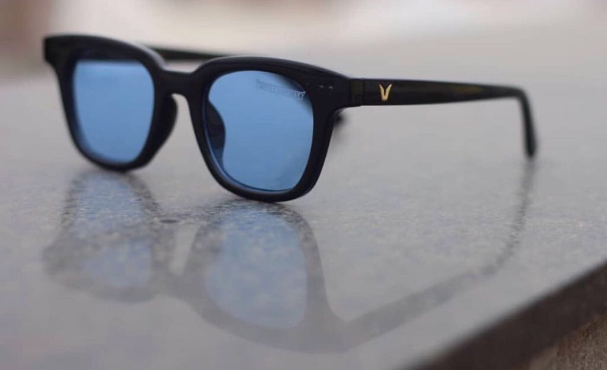 Unique and Classy Stylish Sky Blue Monster Wayfarer Sunglasses