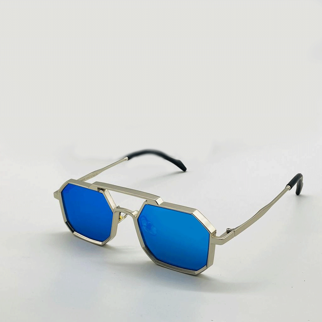 Vintage Hexagon Style Metal Sunglasses For Unisex-Unique and Classy