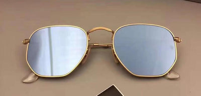Hexagonal Metal Frame UV Protected Sunglasses For Men And Women-Unique and Classy
