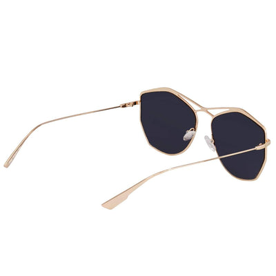 Brand New 2020 Design Metal High Quality Gold Black Cross Angle Luxury Sunglasses For Men And Women-Unique and Classy