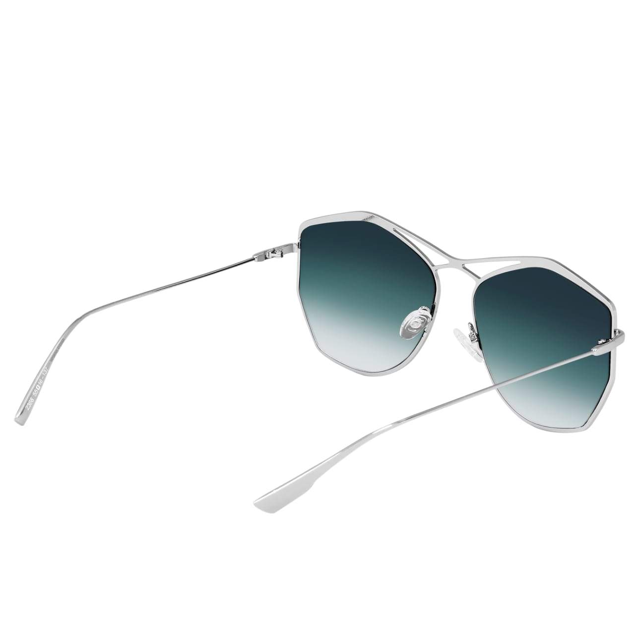 Brand New 2020 Design Metal High Quality Green Gradient Cross Angle Luxury Sunglasses For Men And Women-Unique and Classy