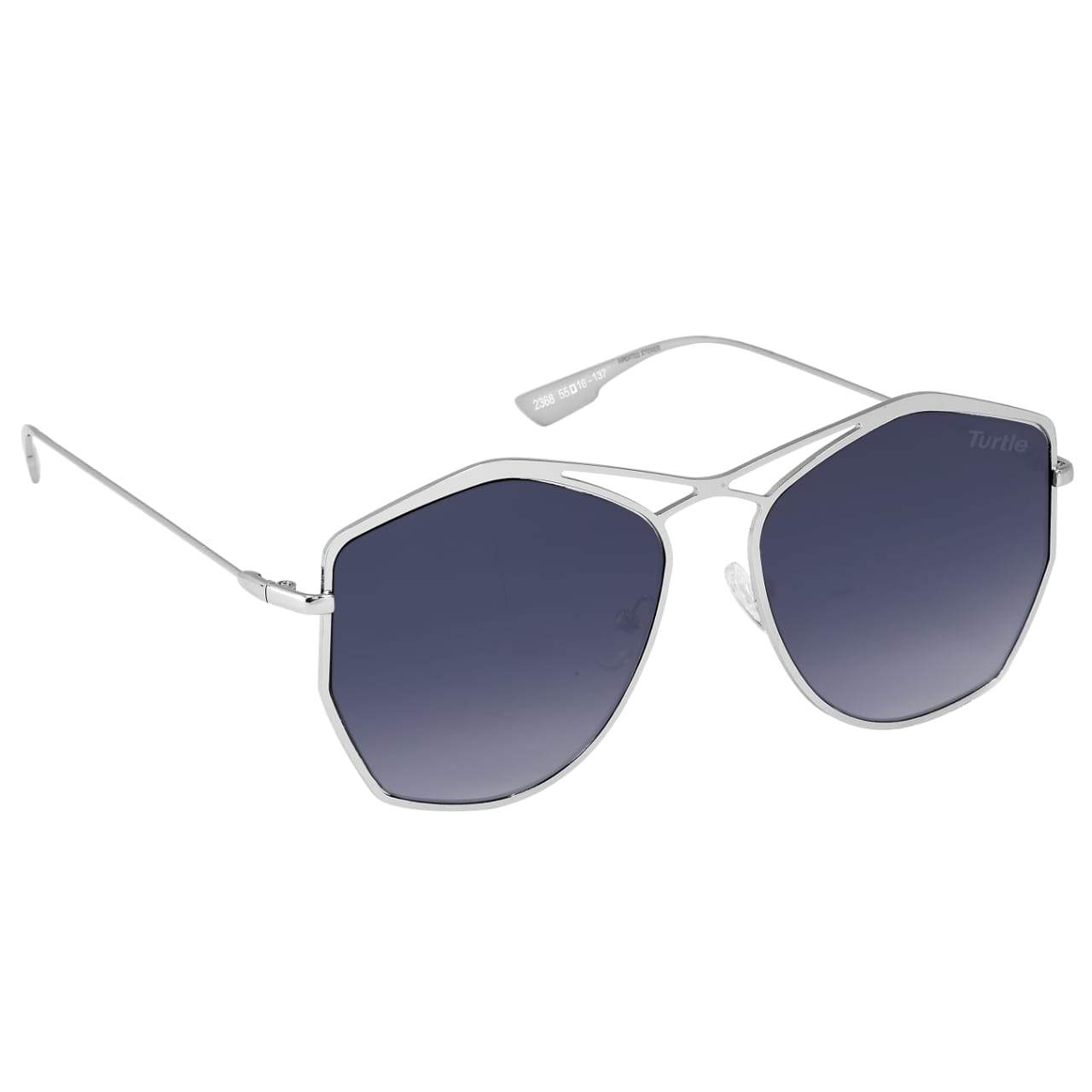 Brand New 2020 Design Metal High Quality Blue Gradient Cross Angle Luxury Sunglasses For Men And Women-Unique and Classy