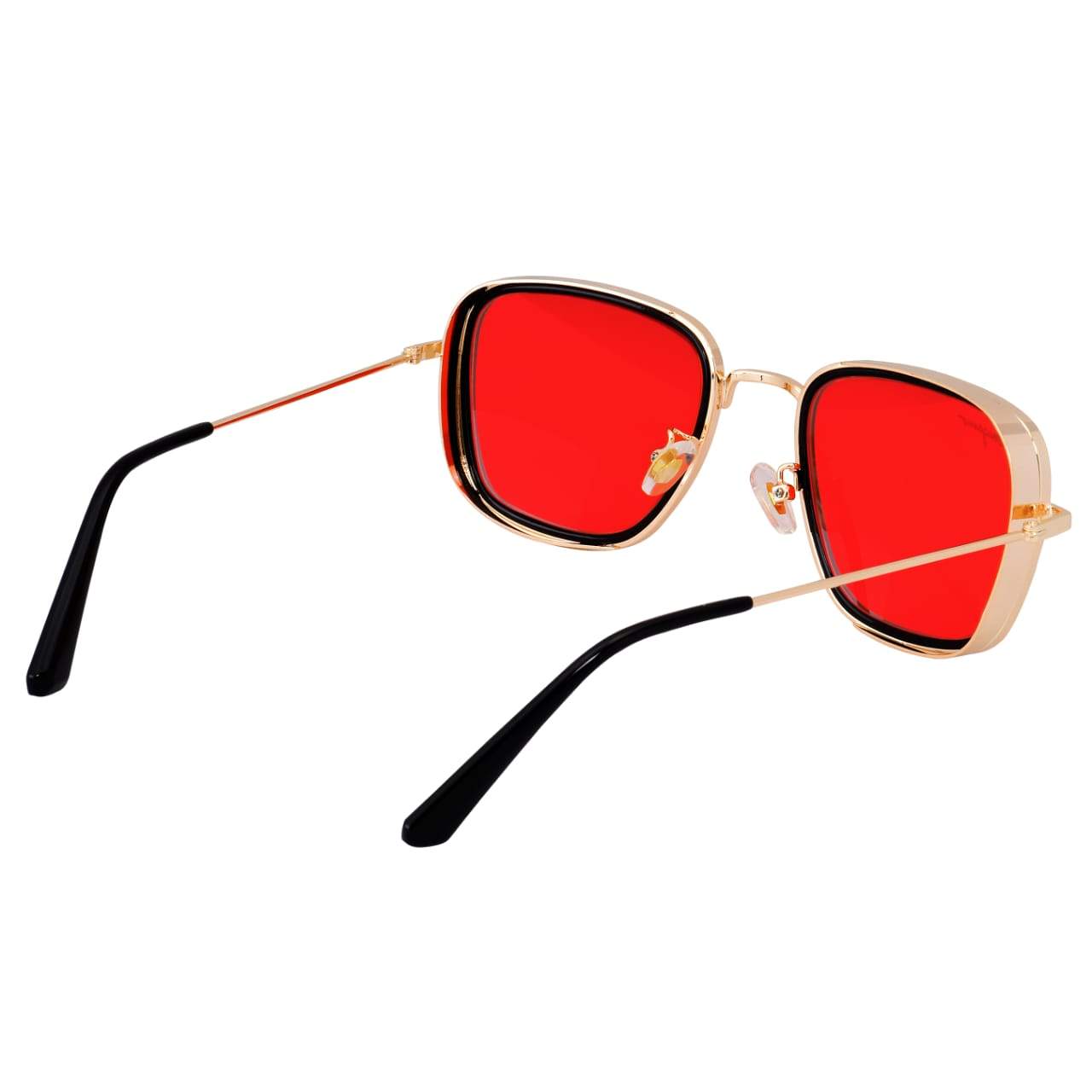 Stylish Square Red Candy Sunglasses For Men And Women-Unique and Classy