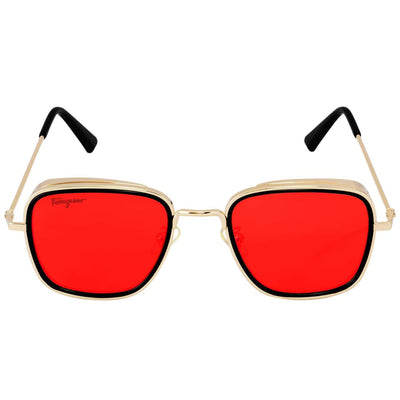 Stylish Square Red Candy Sunglasses For Men And Women-Unique and Classy