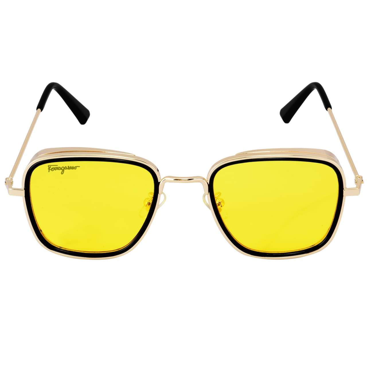 Stylish Square Yellow Candy Sunglasses For Men And Women-Unique and Classy