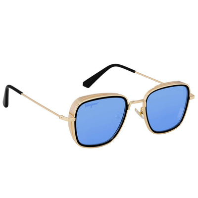 Stylish Square Blue Candy Sunglasses For Men And Women-Unique and Classy