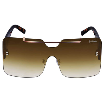 Stylish Square Oversized  Brown Gradient Sunglasses For Men And Women-Unique and Classy