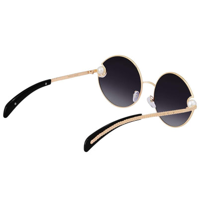 Trendy Round Oversized Black Candy Sunglasses For Women-Unique and Classy