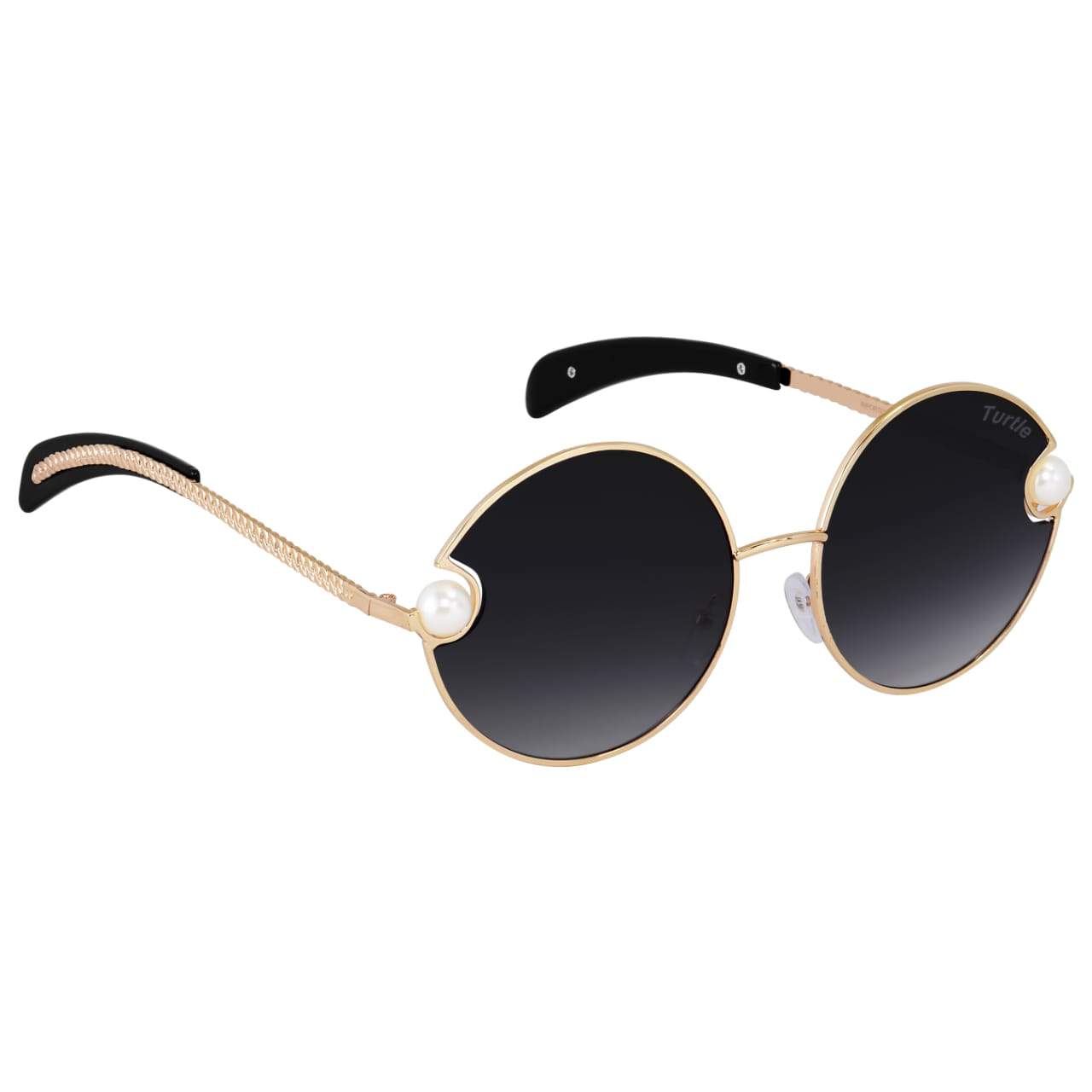 Trendy Round Oversized Black Candy Sunglasses For Women-Unique and Classy