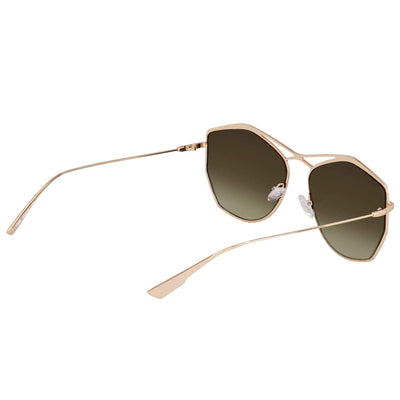 Brand New 2020 Design Metal High Quality Brown Gradient Cross Angle Luxury Sunglasses For Men And Women-Unique and Classy