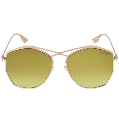 Brand New 2020 Design Metal High Quality Gold Mirror Cross Angle Luxury Sunglasses For Men And Women-Unique and Classy