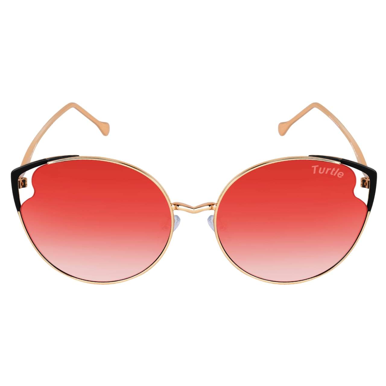 New Cat Eye Orange Gradient Sunglasses For Women-Unique and Classy