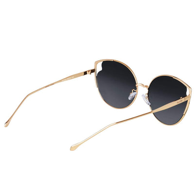 New Cat Eye Gold Black Gradient Sunglasses For Women-Unique and Classy