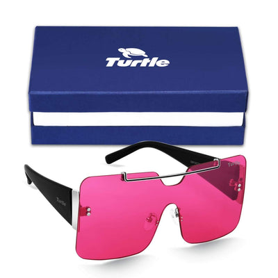 Stylish Square Oversized Pink Candy Sunglasses For Men And Women-Unique and Classy