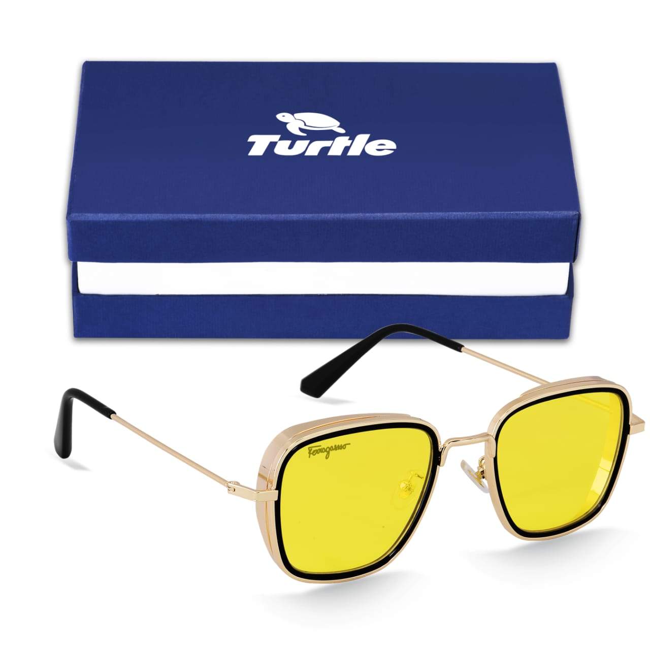 Stylish Square Yellow Candy Sunglasses For Men And Women-Unique and Classy