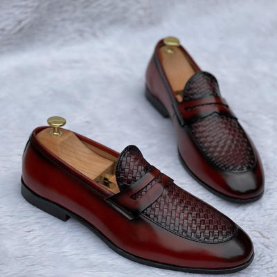 New Woven Moccasin Loafer For Office Wear And Casual Wear-Unique And Classy