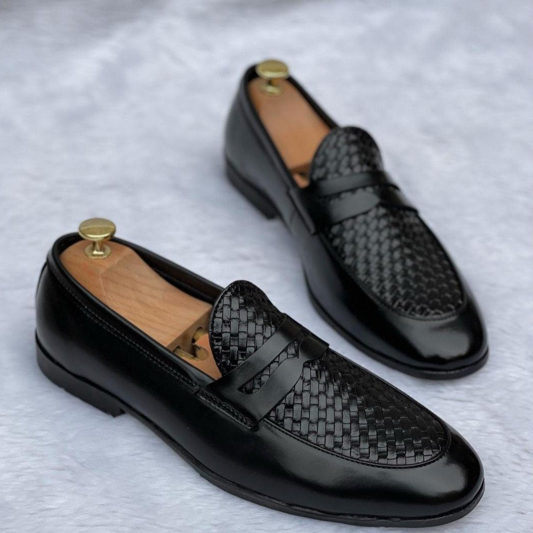 New Woven Moccasin Loafer For Office Wear And Casual Wear-Unique And Classy