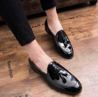 New Arrival Shiny Moccasin Loafer For Office Wear And Casual Wear- Unique and Classy