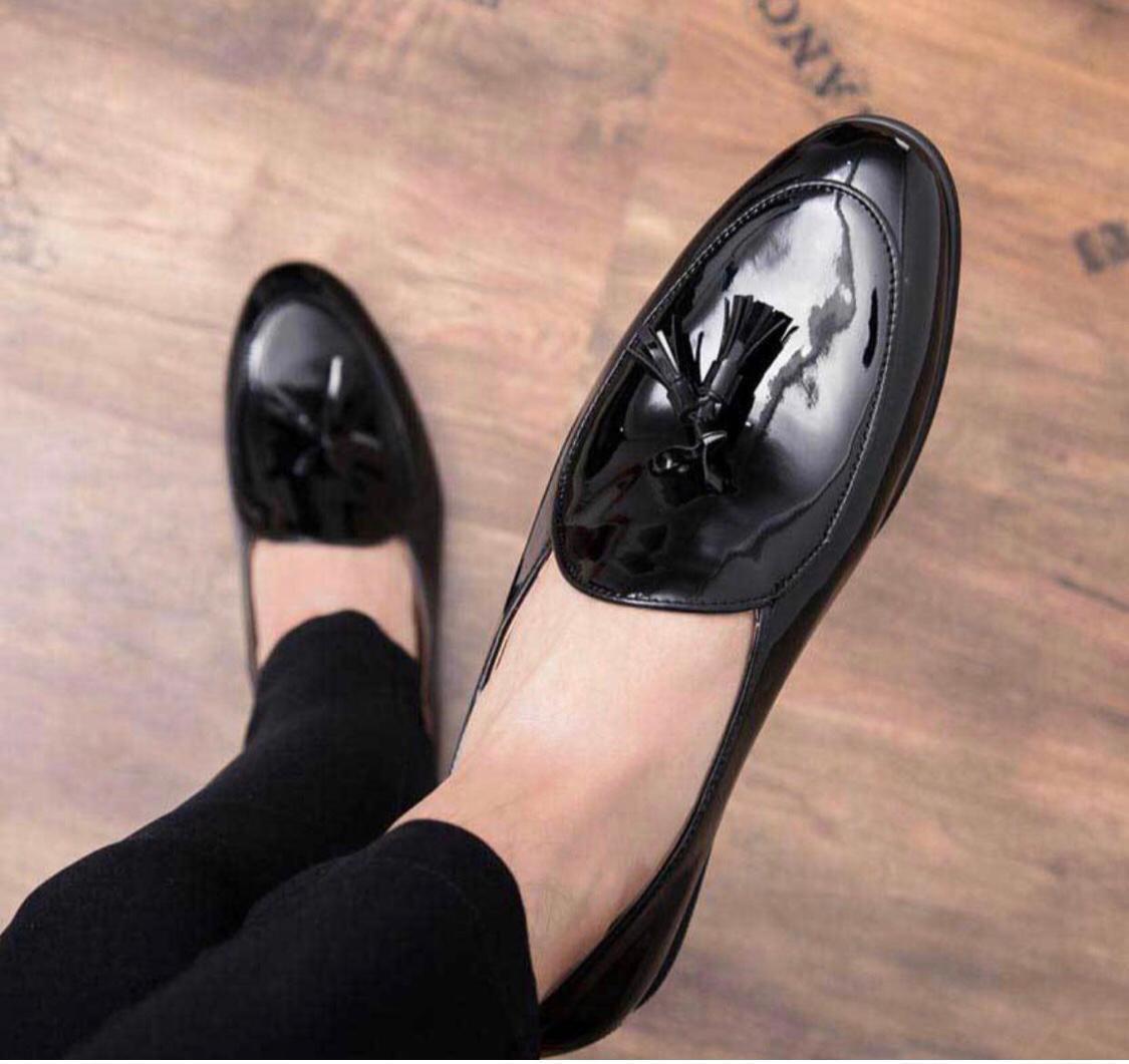 New Arrival Shiny Moccasin Loafer For Office Wear And Casual Wear- Unique And Classy