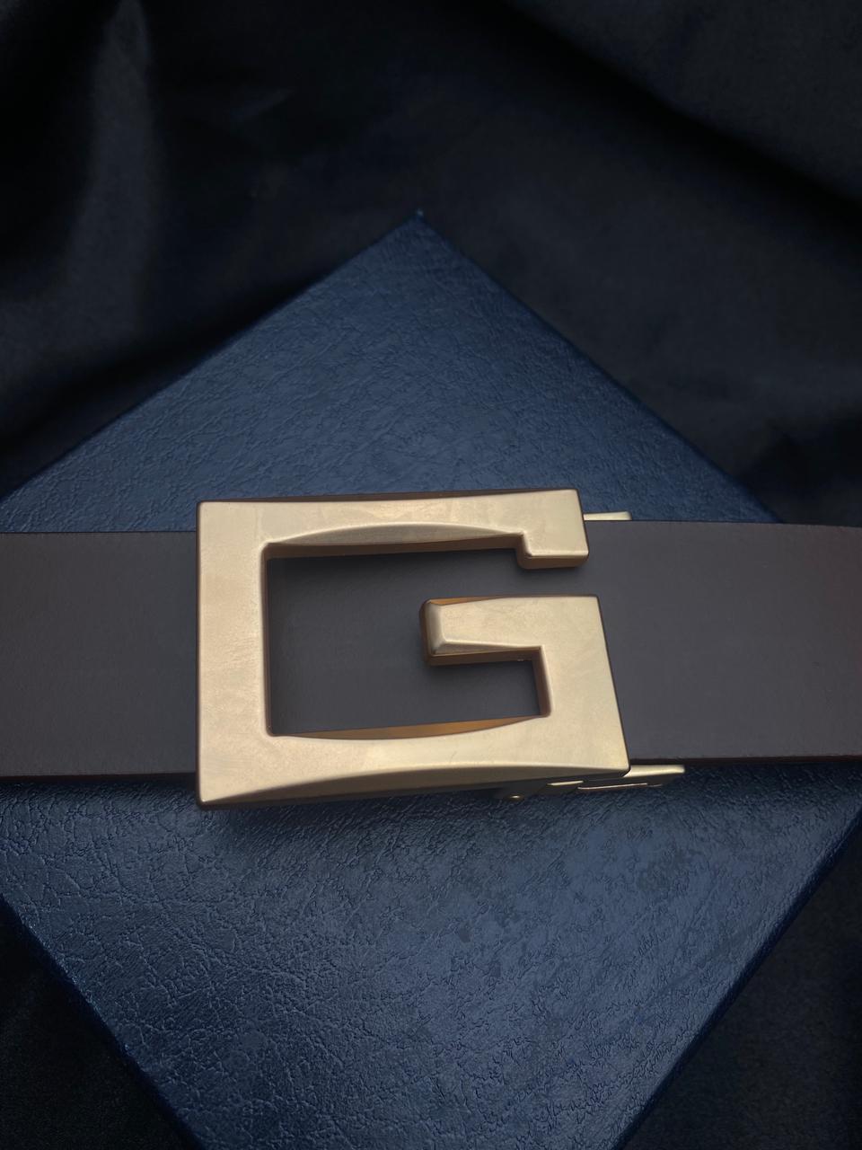 High Quality G Latter Designer Buckle With Leather Strap For Men-Unique and Classy