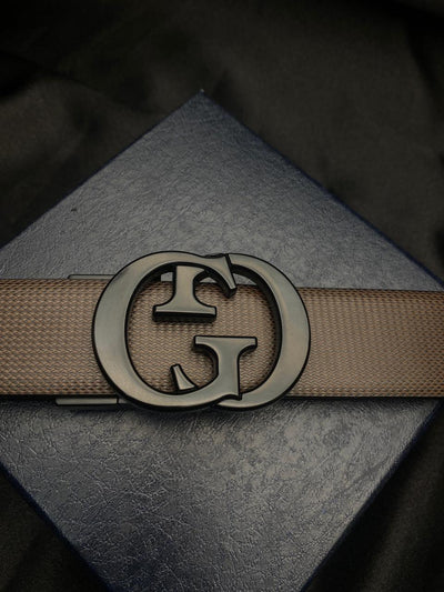 Classy GG Letter Designer buckle High Quality Leather Belt For Men-Unique and Classy