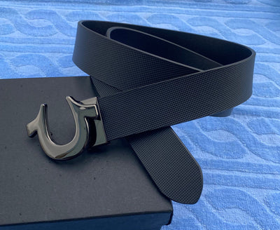 Classy Fashion U-Shape Buckle High Quality Designer Strap Belt For Men-Unique and Classy