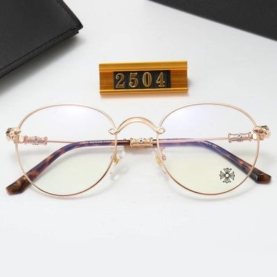 Metal Frame With Decorative Design Round Frame For Unisex-Unique and Classy
