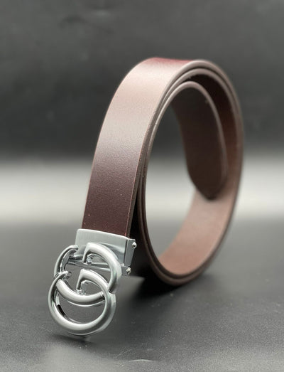 Classy G Letter Buckle With High Quality Leather Belt For Men-Unique and Classy