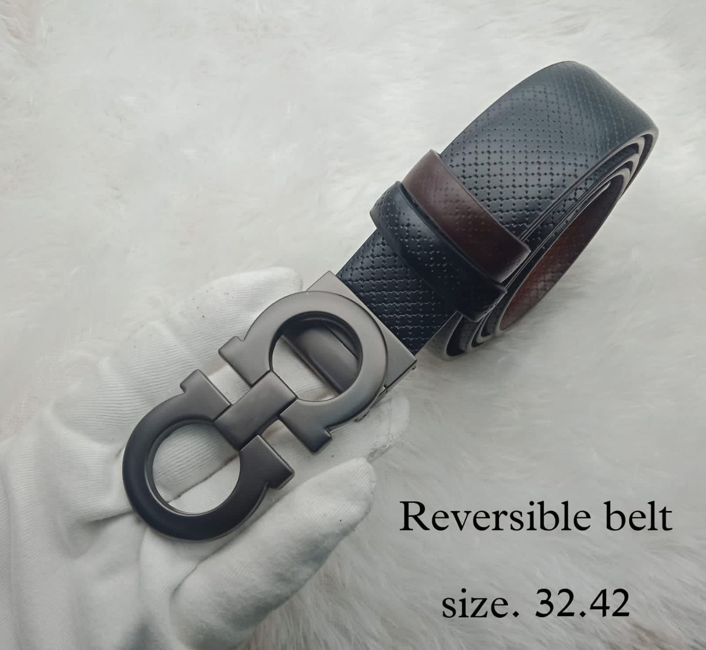 Fashionable Luxury Smooth Designer Reversible Belt For Men-Unique and Classy
