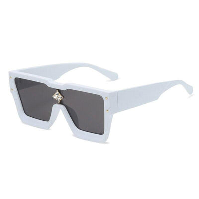 New Unique Oversized Luxury Retro Brand Square Frame Sunglasses For Unisex-Unique and Classy