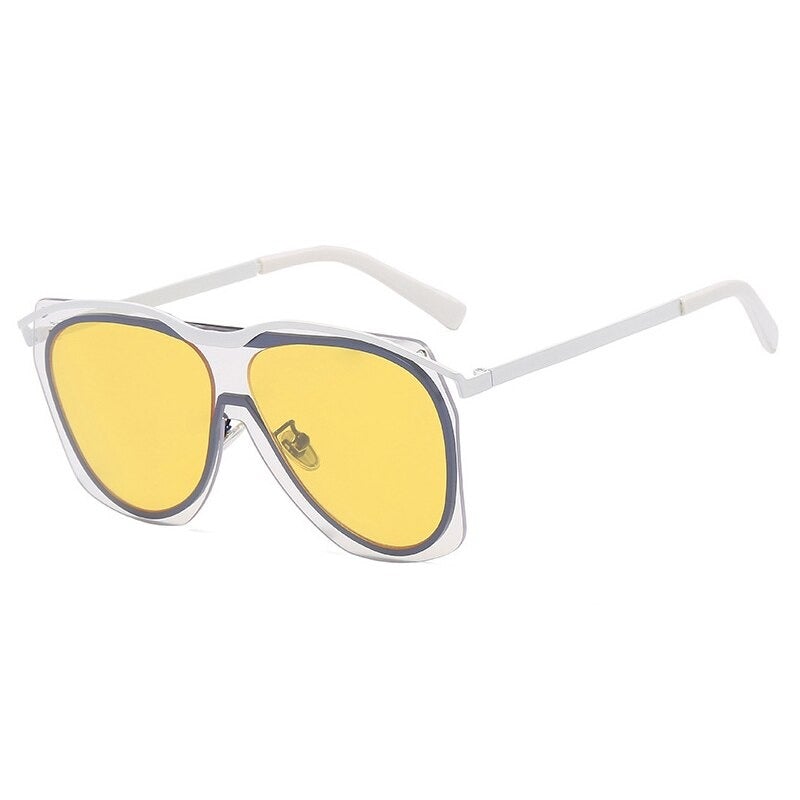 Luxury Oversized Fashion Designer Brand Sunglasses For Unisex-Unique and Classy