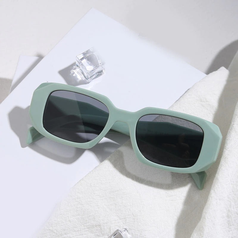 Rectangular Polygon Brand Shades For Unisex-Unique and Classy