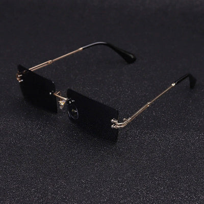 High Quality Rimless Brand Sunglasses For Unisex-Unique and Classy