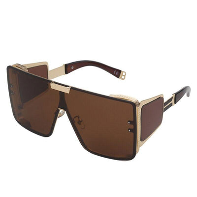 2021 Steampunk High Quality Oversized Square Sunglasses For Unisex-Unique and Classy