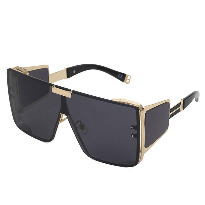 2021 Steampunk High Quality Oversized Square Sunglasses For Unisex-Unique and Classy