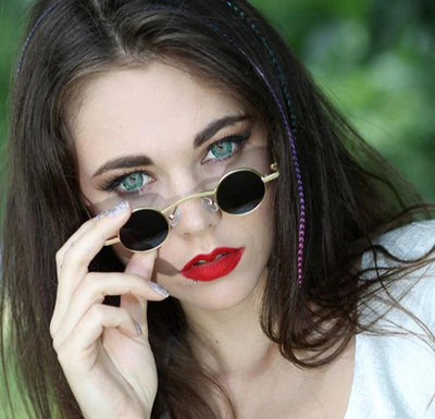 New Fashion Luxury Design Punk Metal Sunglasses For Men And Women-Unique and Classy