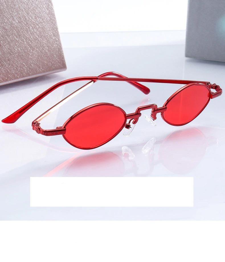 Fashion Trend Slim Diamond Shape Frame Steam Punk SunglassesFor Men And Women-Unique and Classy