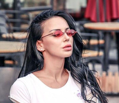 Fashion Trend Slim Diamond Shape Frame Steam Punk SunglassesFor Men And Women-Unique and Classy