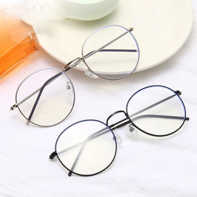 Buy Fashion Retro Round Eyewear Blue Light Blocking Men Women