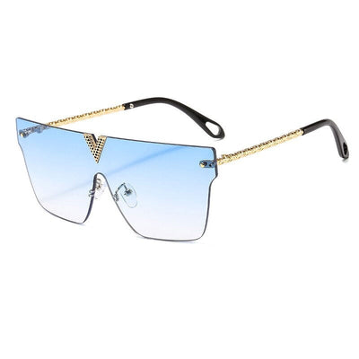 2021 Luxury Rimless Brand Sunglasses For Unisex-Unique and Classy