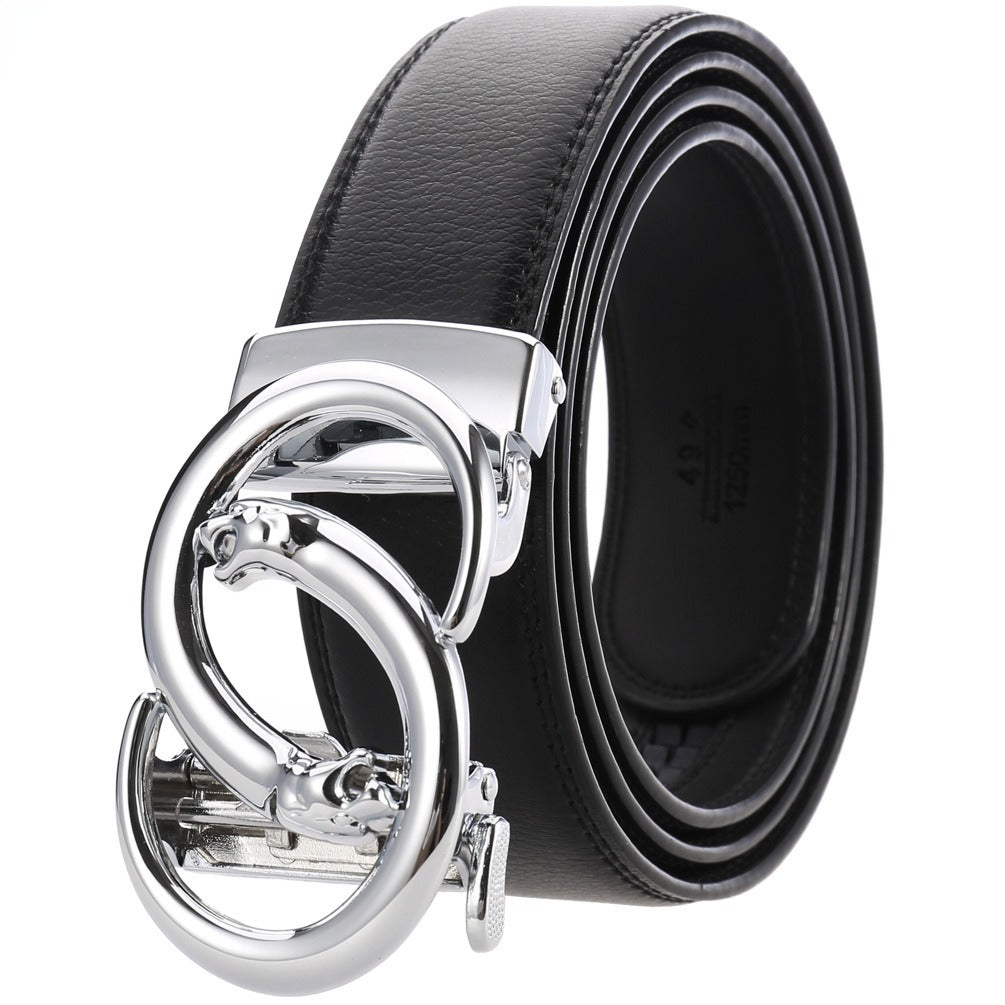 Fashionable Snack Pattern Belt For Men's-Unique and Classy