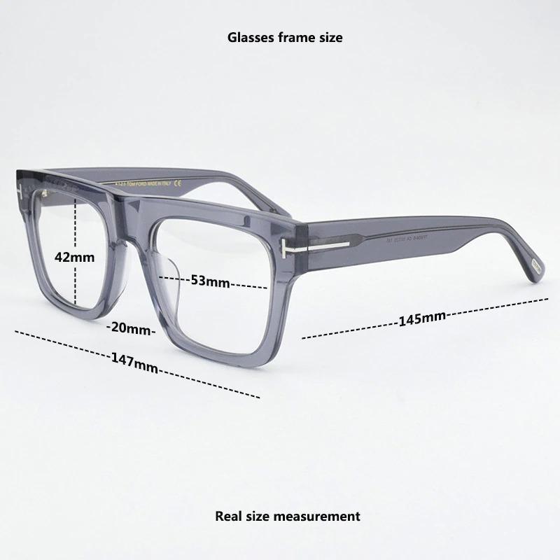 2021 Retro Optical Big Square  Transparent Spectacle Frame For Men And Women-Unique and Classy