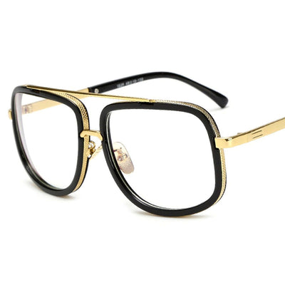 Big Square Frame Designer Vintage Gradient Sunglasses For Unisex-Unique and Classy
