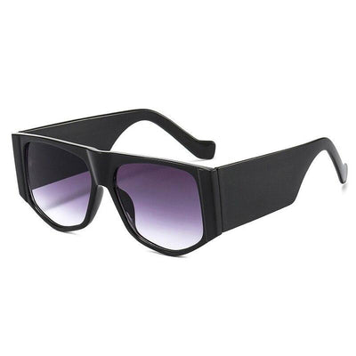 Oversized Square Frame Unique Retro Designer Sunglasses For Unisex-Unique and Classy