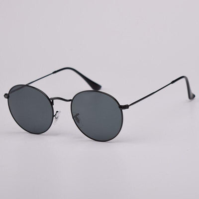 New Retro Polarized Luxury Small Round Metal Frame Sunglasses For Men And Women-Unique and Classy