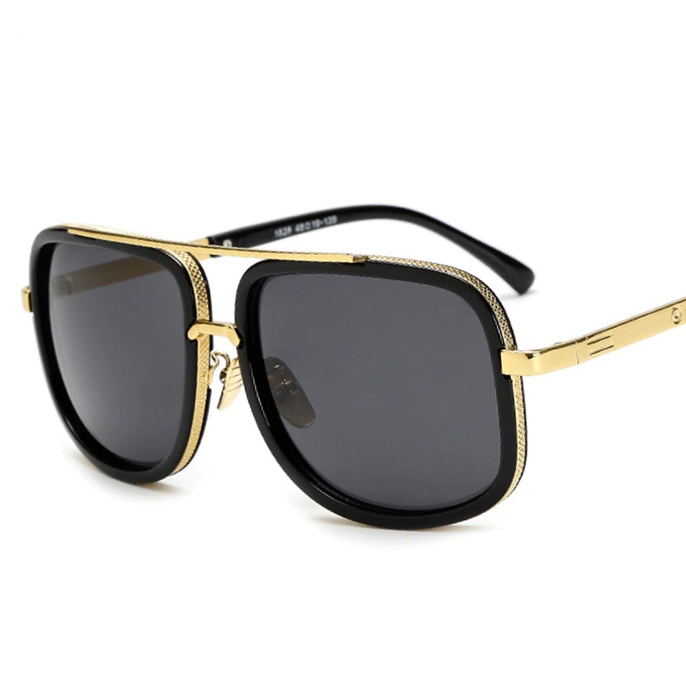 Big Square Frame Designer Vintage Gradient Sunglasses For Unisex-Unique and Classy